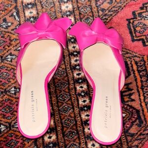 Patricia Green Pink Bow kitten heels, bought for wedding.  Worn once!